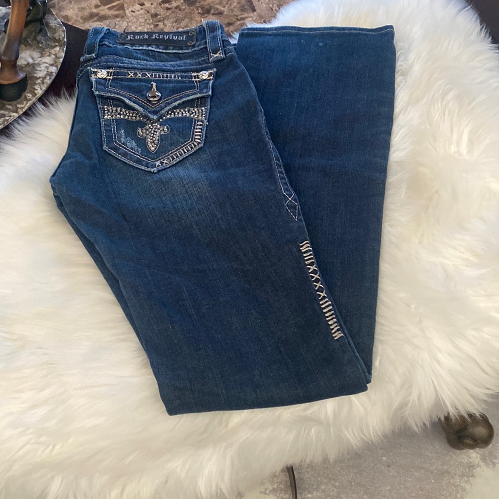 Rock Revival Celine Boot Great Used Size: 26 boot Cut Jeans